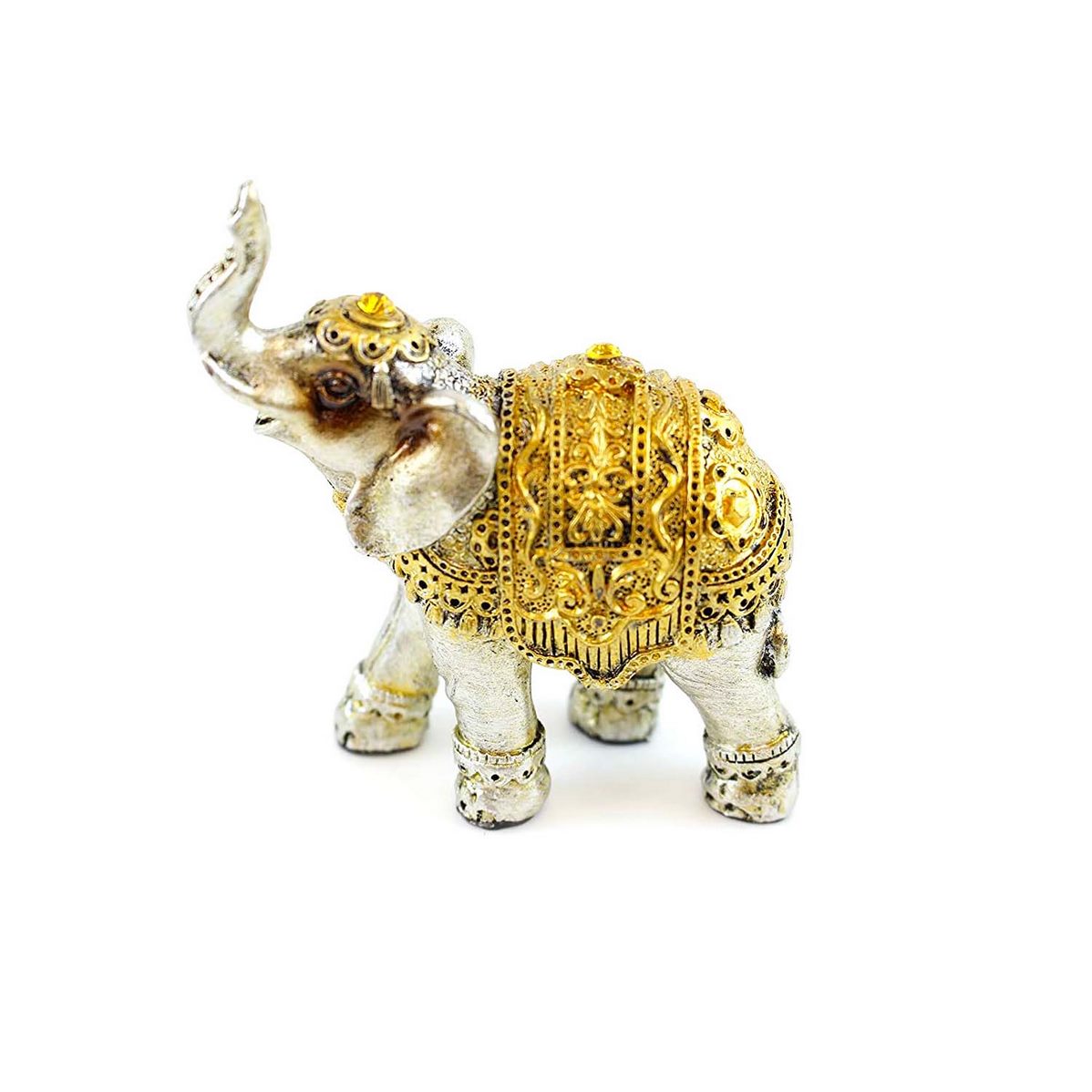 Elefante Dorado X 7 Vintage Decoración