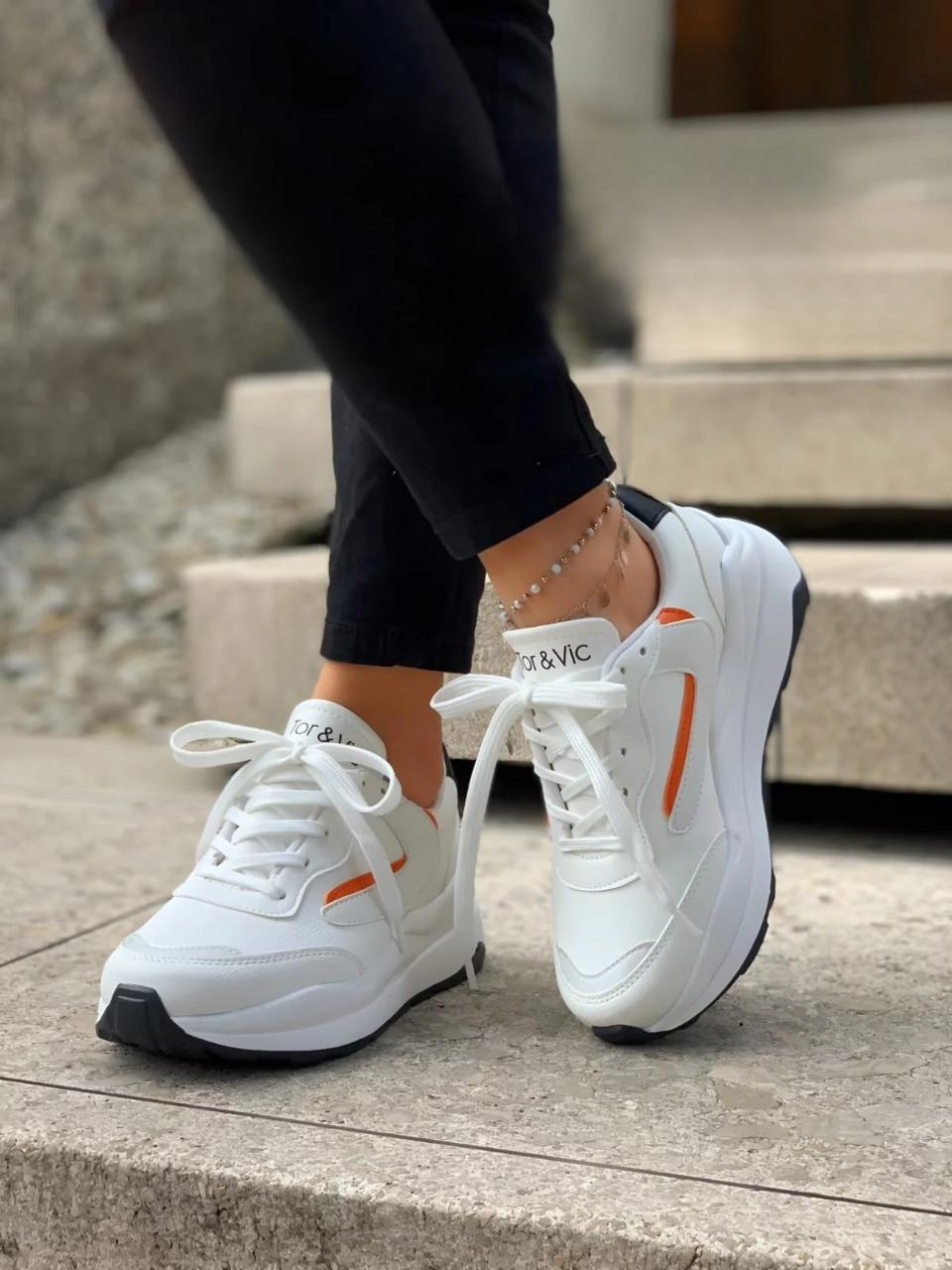 Tenis De Mujer Reiser Blanco