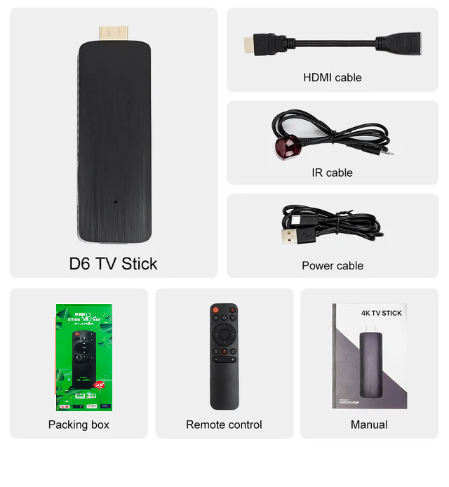 Tv box tipo roku tv stick ram 2 gb d.d 1 