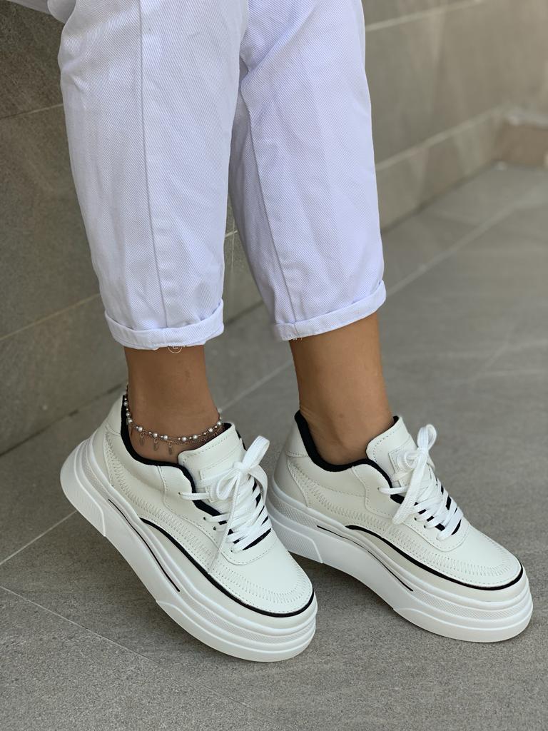 Tenis Casual De Mujer Marbella Blanco