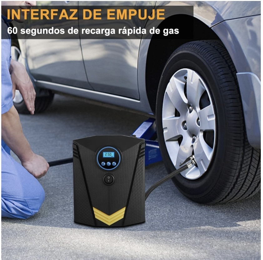 Compresor De Aire Digital Para Auto Bomba