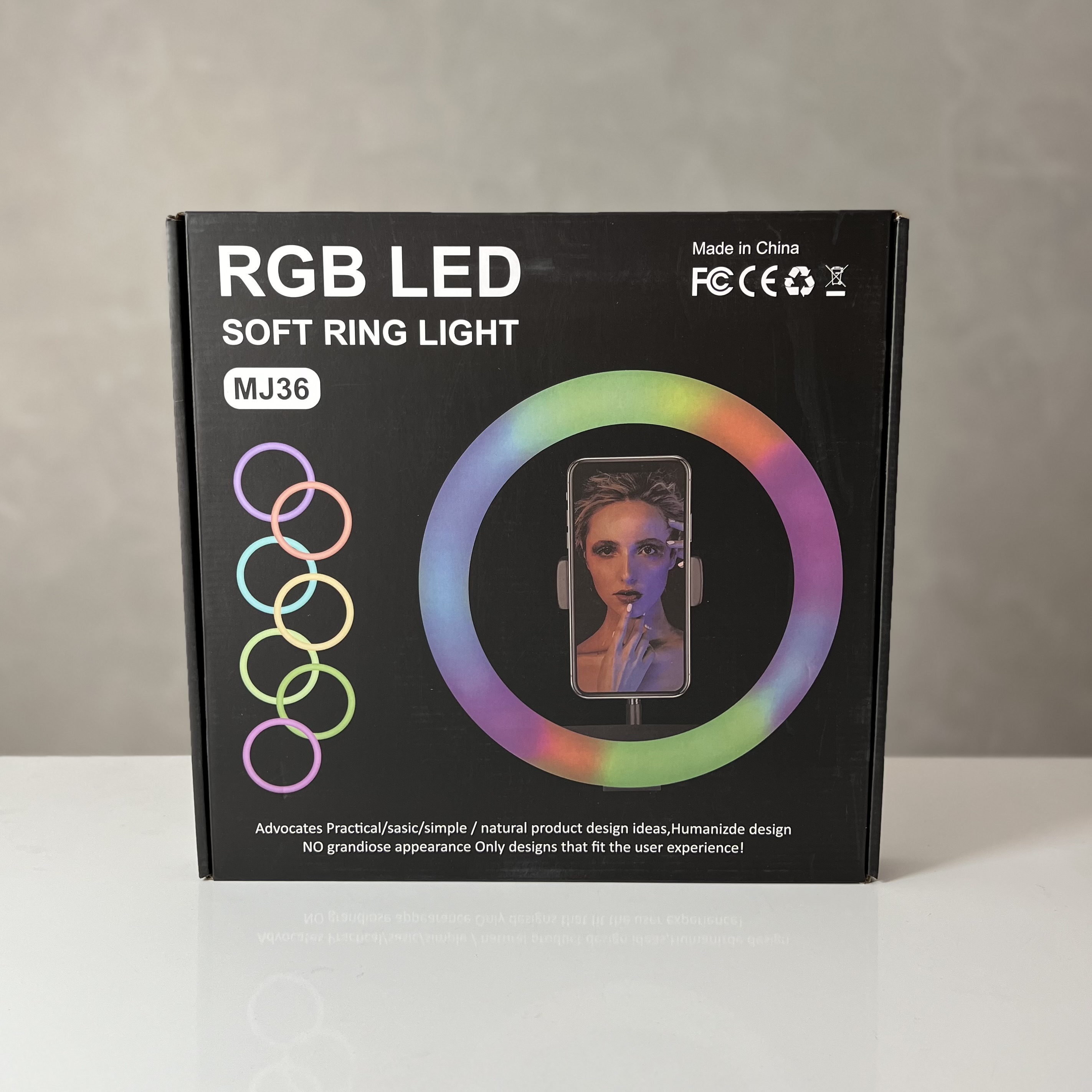 Aro De Luz Rgb Led 36 Cm Con Trípode 