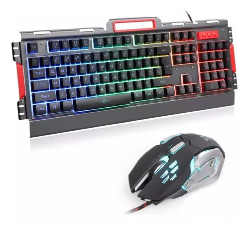 Combo Teclado + Mouse Gamer Iluminados