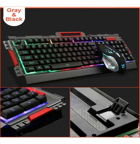 Combo Teclado + Mouse Gamer Iluminados