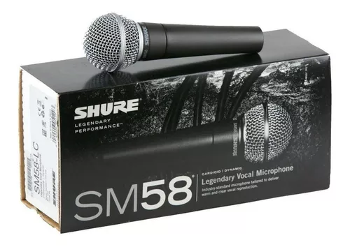 Micrófono Sm58 Cardioide Dinámico Shure 