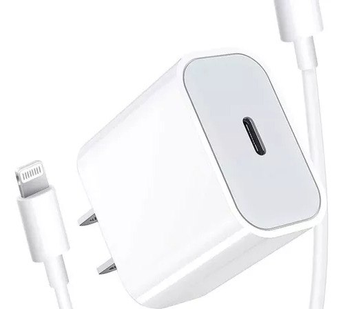 Cargador Iphone 13 Apple 25w + Cable 1metro