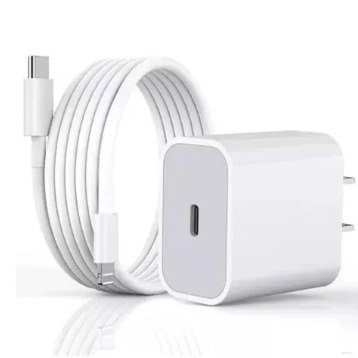 Cargador Iphone 13 Apple 25w + Cable 1metro