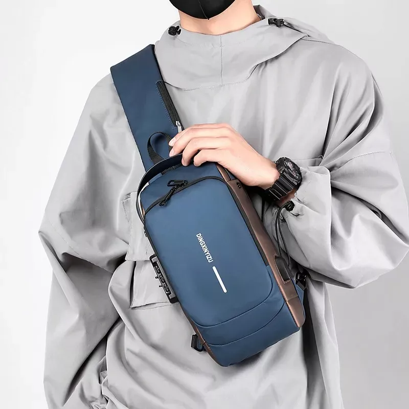 Mini Bolso Antirobo Pechera Para Hombre