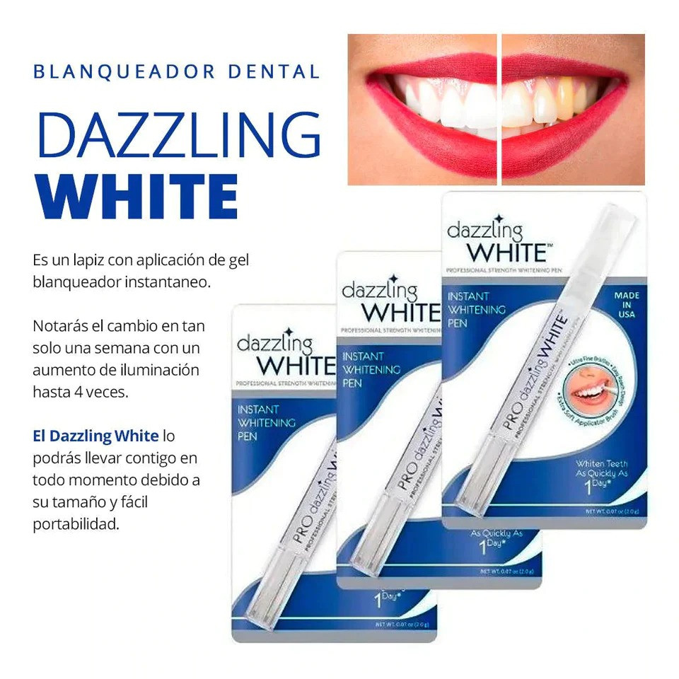  Lápiz Blanqueador Instantáneo Dazzling White