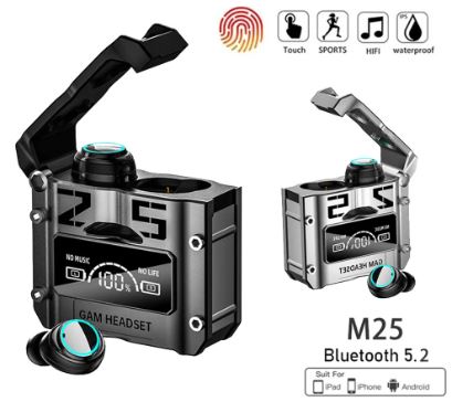 audifonos inalambricos M25 Pro Gamer