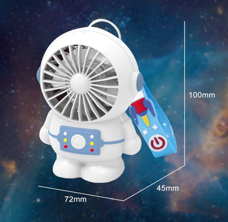 Mini Ventilador Portatil Astronauta